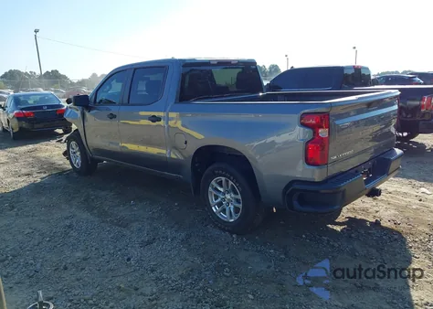 2021 Chevrolet Silverado 1500 4Wd Short Bed Wt z USA, uszkodzony, nr VIN 1GCUYAEF7MZ222128